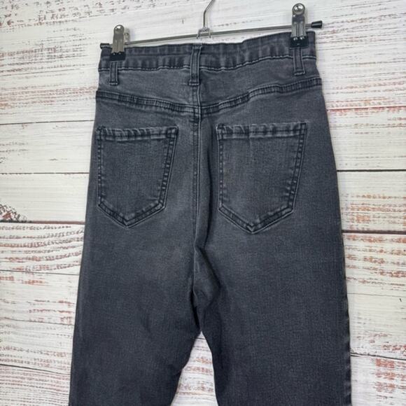 Forever 21 Jeans faded black High Rise size 25 super‎ skinny denim Jeans - Picture 7 of 7